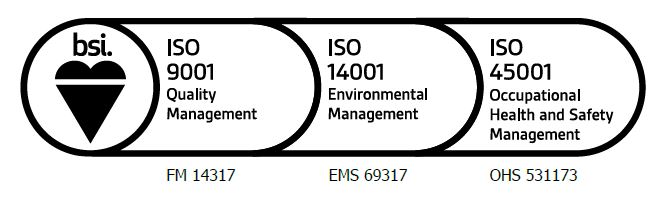 Helipebs amongst the first to be awarded ISO 9001:2015 and ISO 14001:2015